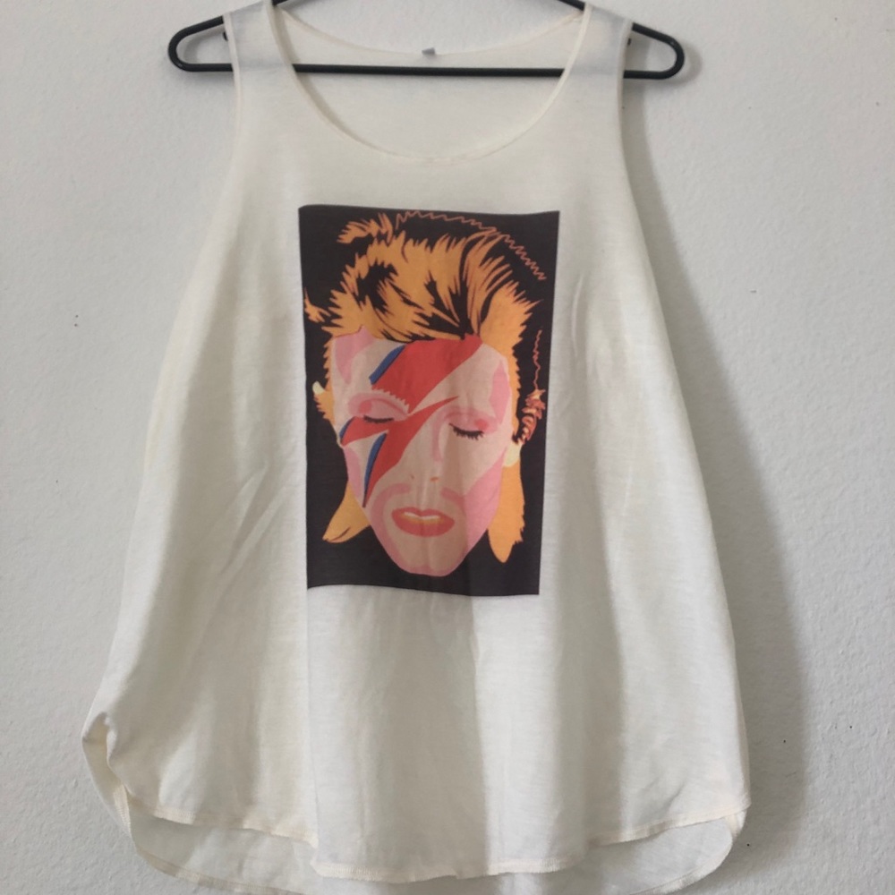 90’s style never worn david bowie tank top